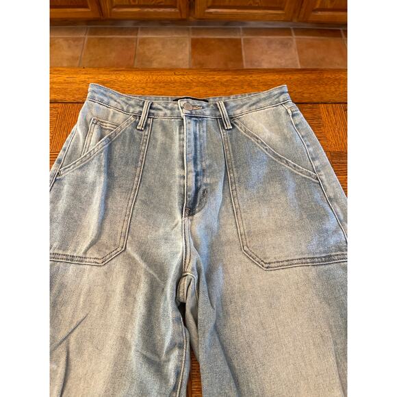 JUST BLACK WIDE LEG EASY POCKET JEANS 28 - Picture 2 of 6